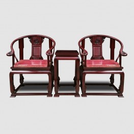 Classical Chinese style African acid branch non acid palace chair，Wooden chair