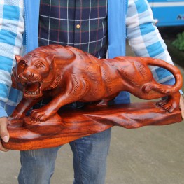 Rosewood carving tiger wood crafts gifts Home Furnishing decoration Feng Shui